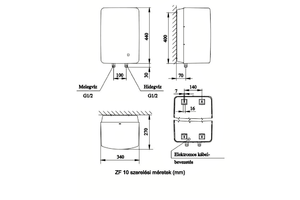 ZF10 VILLANY BOJLER FELSŐS