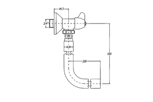 WC ÖBLÍTŐSZELEP 3/4" MOFÉM 166-0002-01