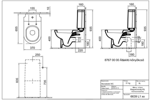 6639 L1 WC MÉLYÖBLÍTÉSŰ HÁTSÓS MONOBLOKK R1 EASYP