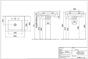 5108 L1 MOSDÓ 61X47 R1 EASYPLUS FEHÉR