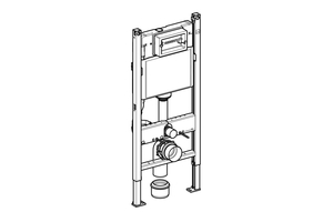 GE-111.153.00.1 DUOFIX BASIC WC TART.SZERELŐKERETE