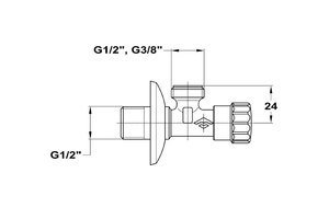 SAROKSZELEP 1/2"-3/8" MOFÉM 163-0006-00