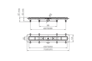 LINEAR MLP-850 KF PADLÓ ZUHANYFOLYÓKA 501-0004-00