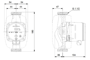 GRUNDFOS ALPHA-3   25-40 180MM SZIVATTYÚ