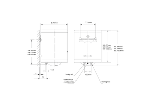 AQUASTIC AQ80 ECO SLIM KESKENY D=396MM VILL.BOJLER