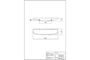 4681 PIPEREPOLC 60X14 FEHÉR /200